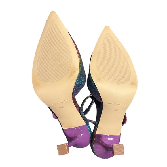Marc Fisher Hadais 2 Rainbow Shimmer Pumps - Picture 8 of 9